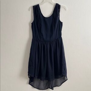Band of Gypsies Asymmetrical Navy Dress